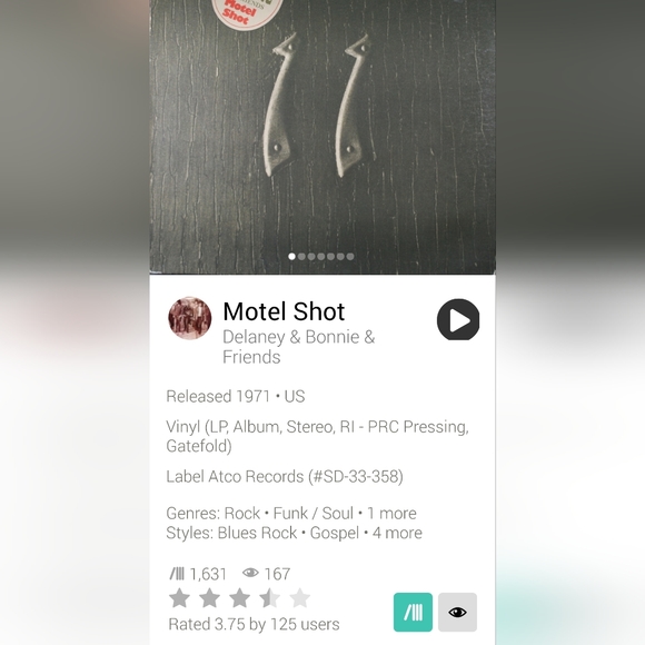 Delaney & Bonnie and Friends - Motel Shot Vintage Record Album LP Rock & Roll - Picture 11 of 11